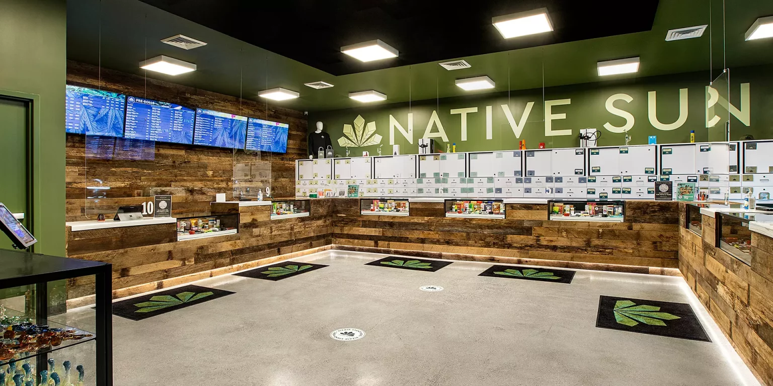 Native Sun Cannabis Dispensary Interior