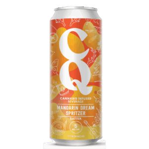 CQ Tangerine Sunrise Spritzer cannabis beverage