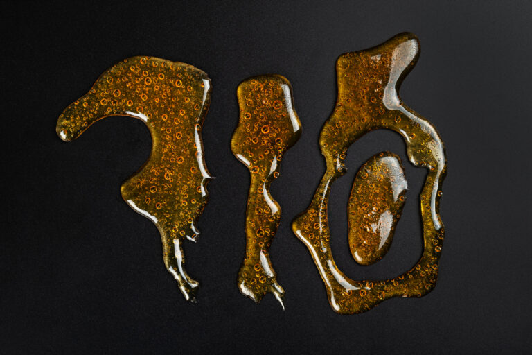 710 written in cannabis concentrate