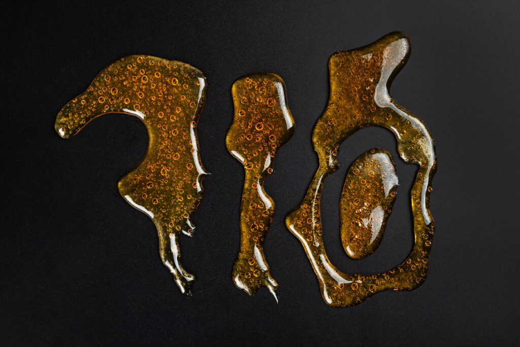710 written in cannabis concentrate